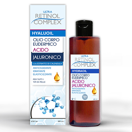 Ulei de corp cu acid hialuronic - 200 ml